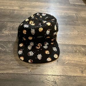 Rick & Morty Adult Swim Lightweight Snap‎ Back Cap